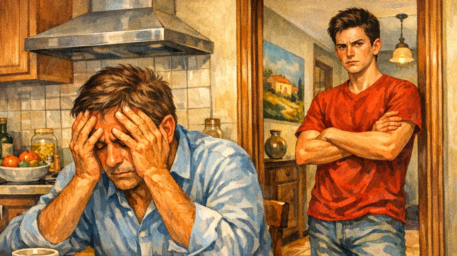 Genitori che faticano a gestire l'impulsività, la ribellione e i comportamenti oppositivi dei figli giovani adulti che rivendicano totale indipendenza ma vivono ancora in casa"