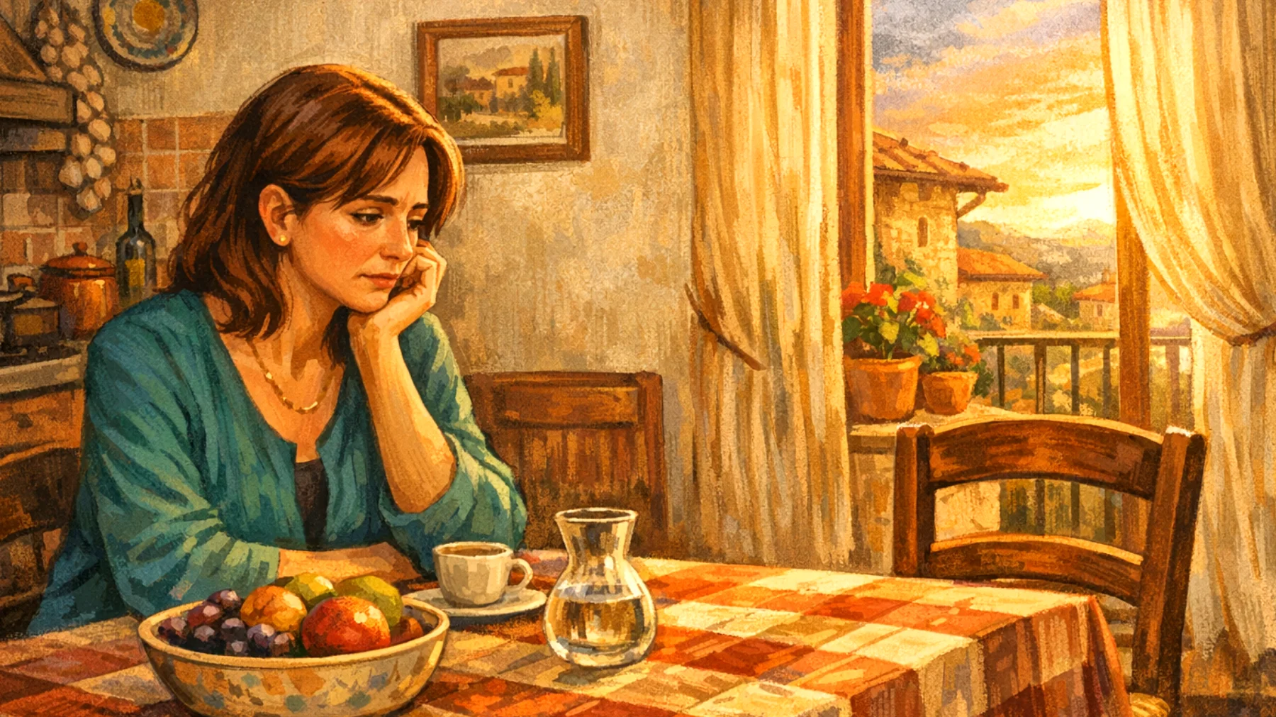 Una mamma che avverte una crescente distanza emotiva con il figlio/figlia ormai giovane adulto, teme di perdere il legame affettivo costruito negli anni e fatica ad accettare il naturale processo di autonomia e indipendenza, vivendo con ansia ogni allontanamento fisico ed emotivo."