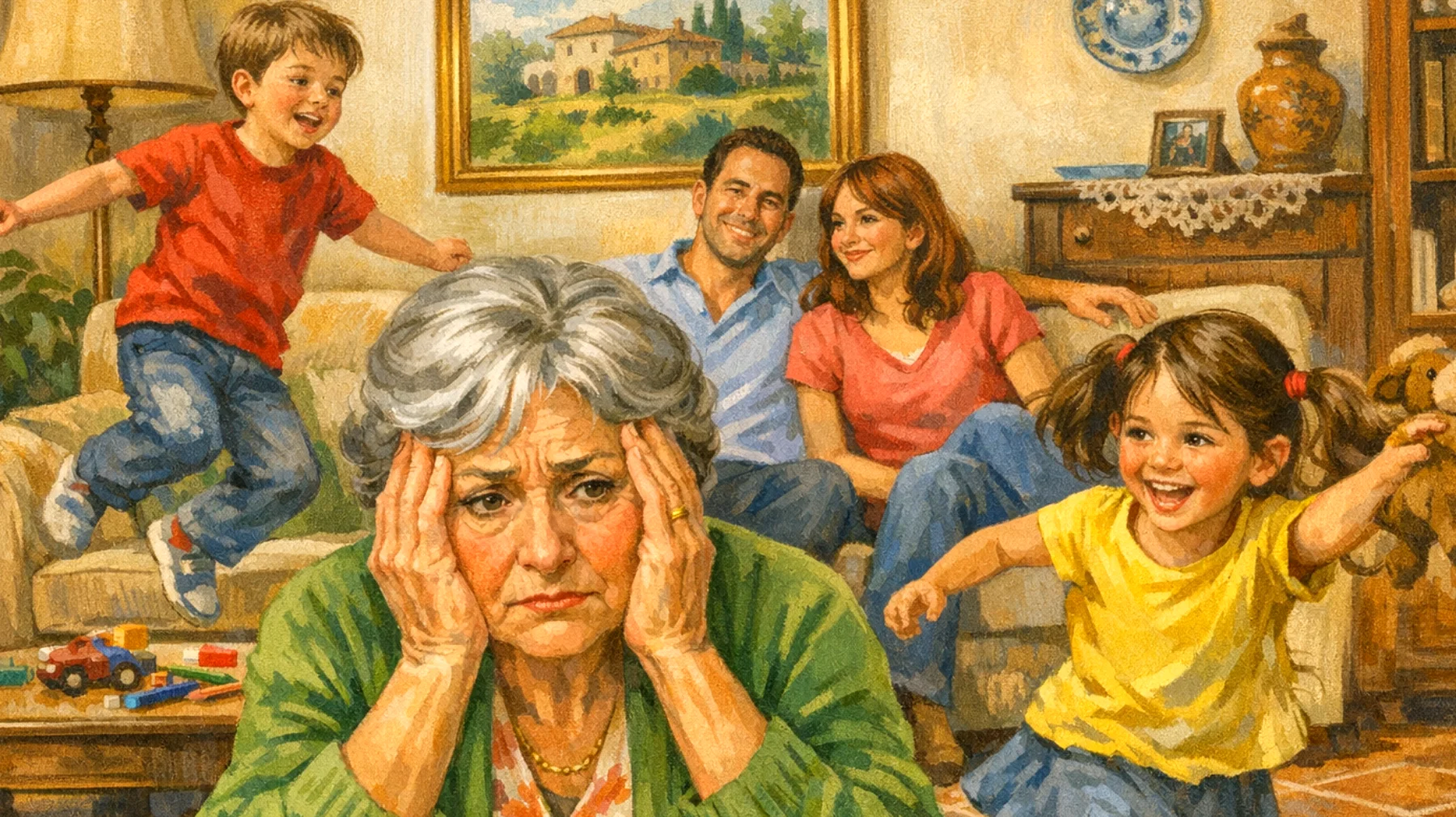 La nonna fatica a far rispettare le regole ai nipoti bambini senza entrare in conflitto con i genitori che hanno un approccio educativo diverso"