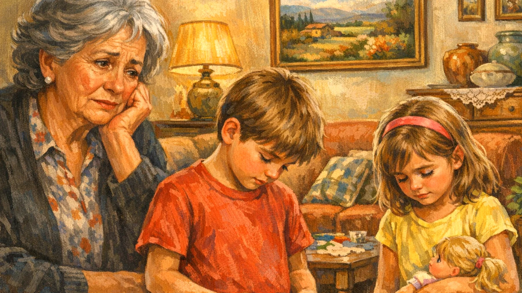 Nonna preoccupata perché i nipoti bambini mostrano scarsa fiducia in se stessi e tendono a sminuirsi nelle attività quotidiane e nel gioco"