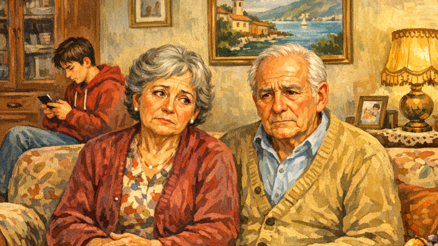 I nonni si sentono esclusi e soffrono perché i nipoti adolescenti sono diventati troppo indipendenti, non cercano più il loro contatto come quando erano piccoli, passano poco tempo con loro e mostrano scarso interesse per la relazione"