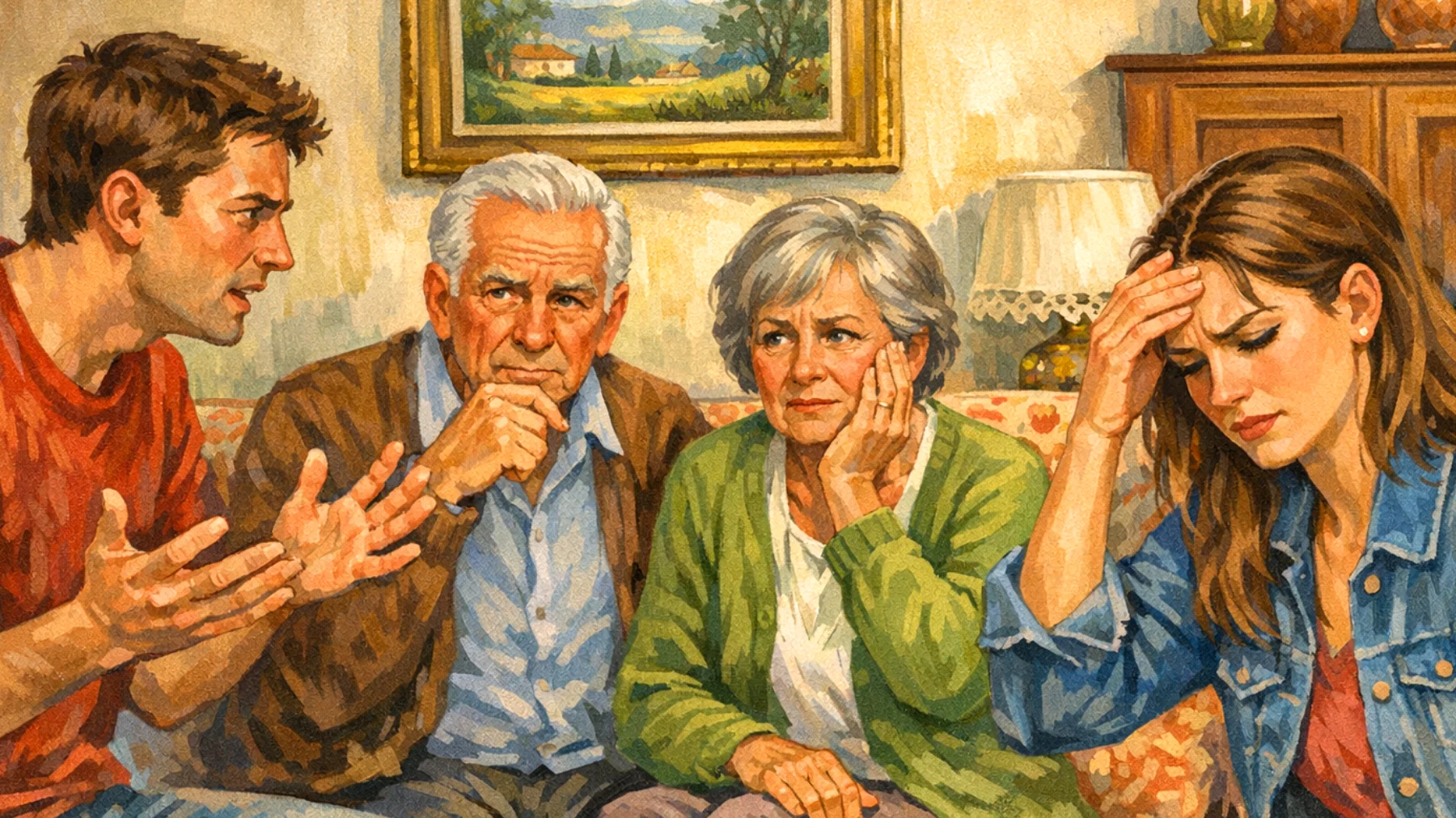 I nonni faticano a gestire la frustrazione e l'impazienza dei nipoti giovani adulti quando le cose non vanno come sperano, creando tensioni e incomprensioni nel rapporto familiare"