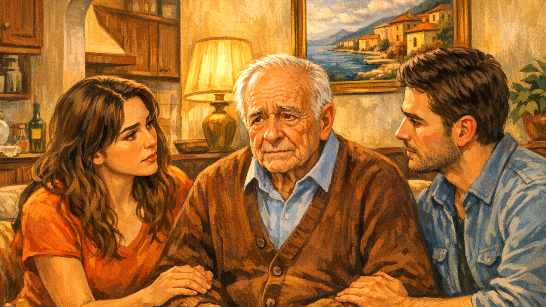 Un nonno che, desideroso di mantenere un rapporto affettuoso con i nipoti giovani adulti, fatica a stabilire confini sani e a negare richieste economiche o favori, temendo che un rifiuto possa compromettere il legame affettivo costruito negli anni"